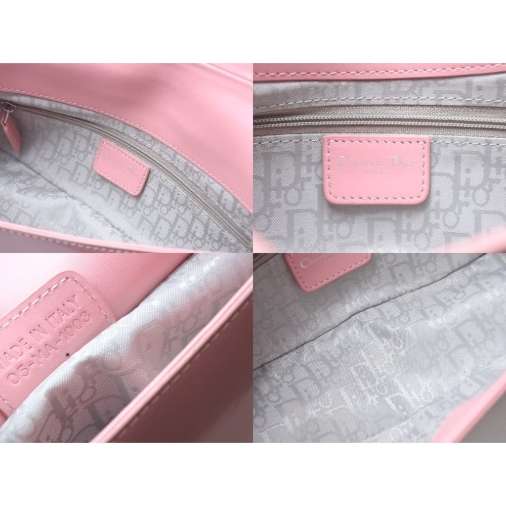 Dior Christian handbag patent pink era Galliano leather - Picture 10 of 10